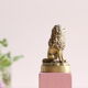 Royal poodle in gilded bronze, nineteenth century