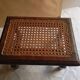SMALL WOODEN BENCH / CANE