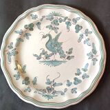 Martres Tolosane earthenware plate from the 1930s