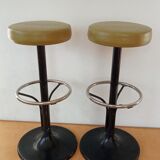Pair of 60s tulip foot bar stools