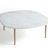 Carrara marble coffee table