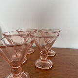 Vintage rosaline ice cream cups
