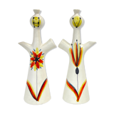 Vinaigrier & Oil anthropomorphic by Roger Capron, circa 1960