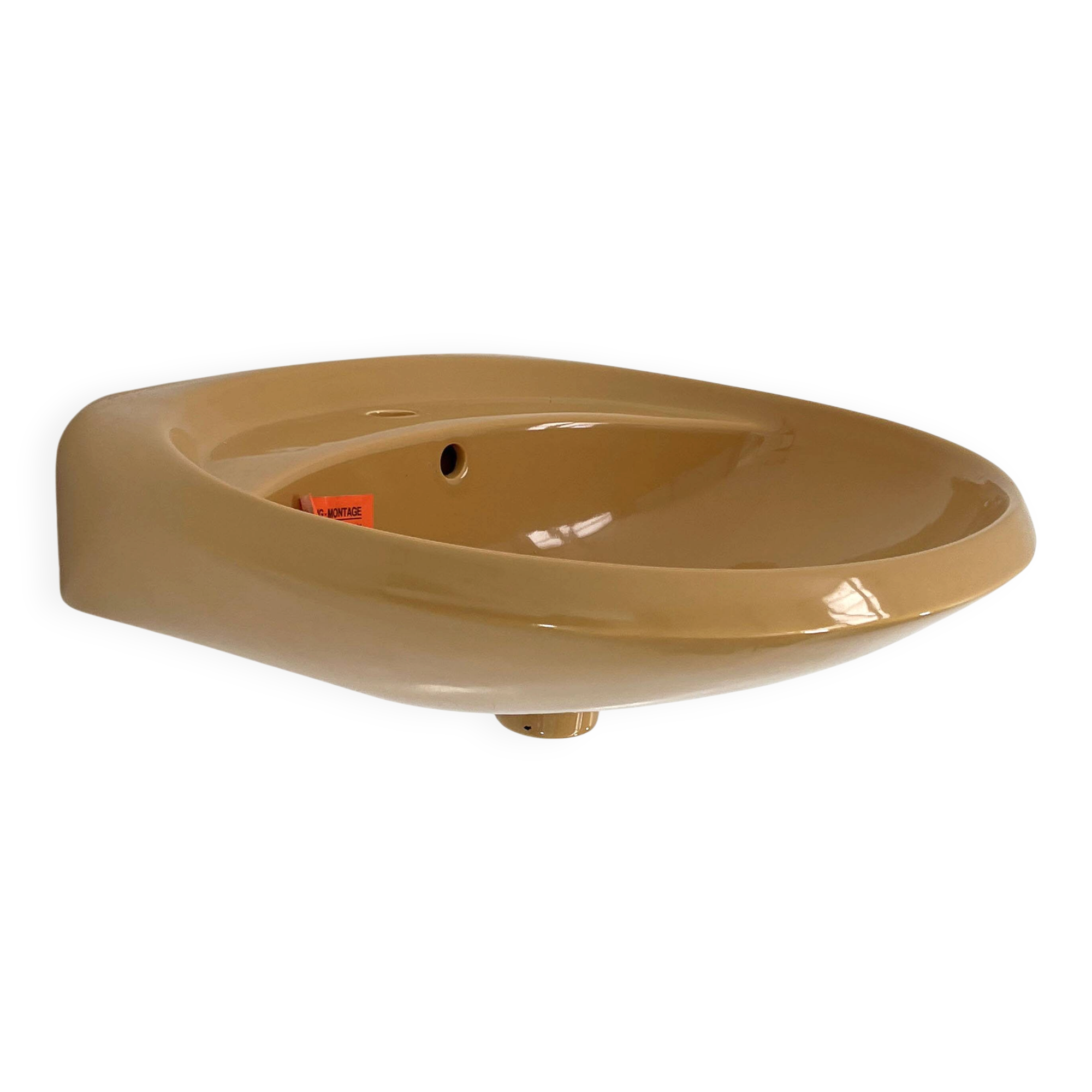 Lavabo moutarde de Keramag Keravit, 1980