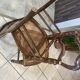 Pair of N2 antique caned and wooden chairs from the 1900s.
