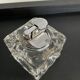 Vintage lighter from the 70s in molded glass