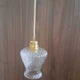 Vintage glass globe pendant light