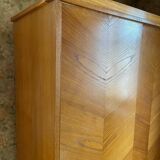 Vintage Scandinavian sliding door wardrobe 1970