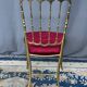 Chiavari chair designer. Solid bronze.