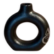 Vase Tafoukt noir mat texturé