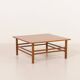 Scandinavian mid century square teak coffee table, Denmark 1970s