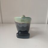 Glazed stoneware pitcher