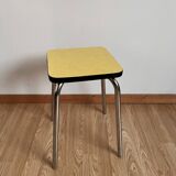 Yellow Formica stool