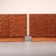 Contemporary pair of Brutalist sideboards made of solid wood
