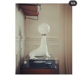 Vintage sea lion lamp