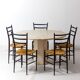 Organic travertine dining table, Italy 1970s