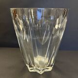 Carved crystal vase from Saint Louis