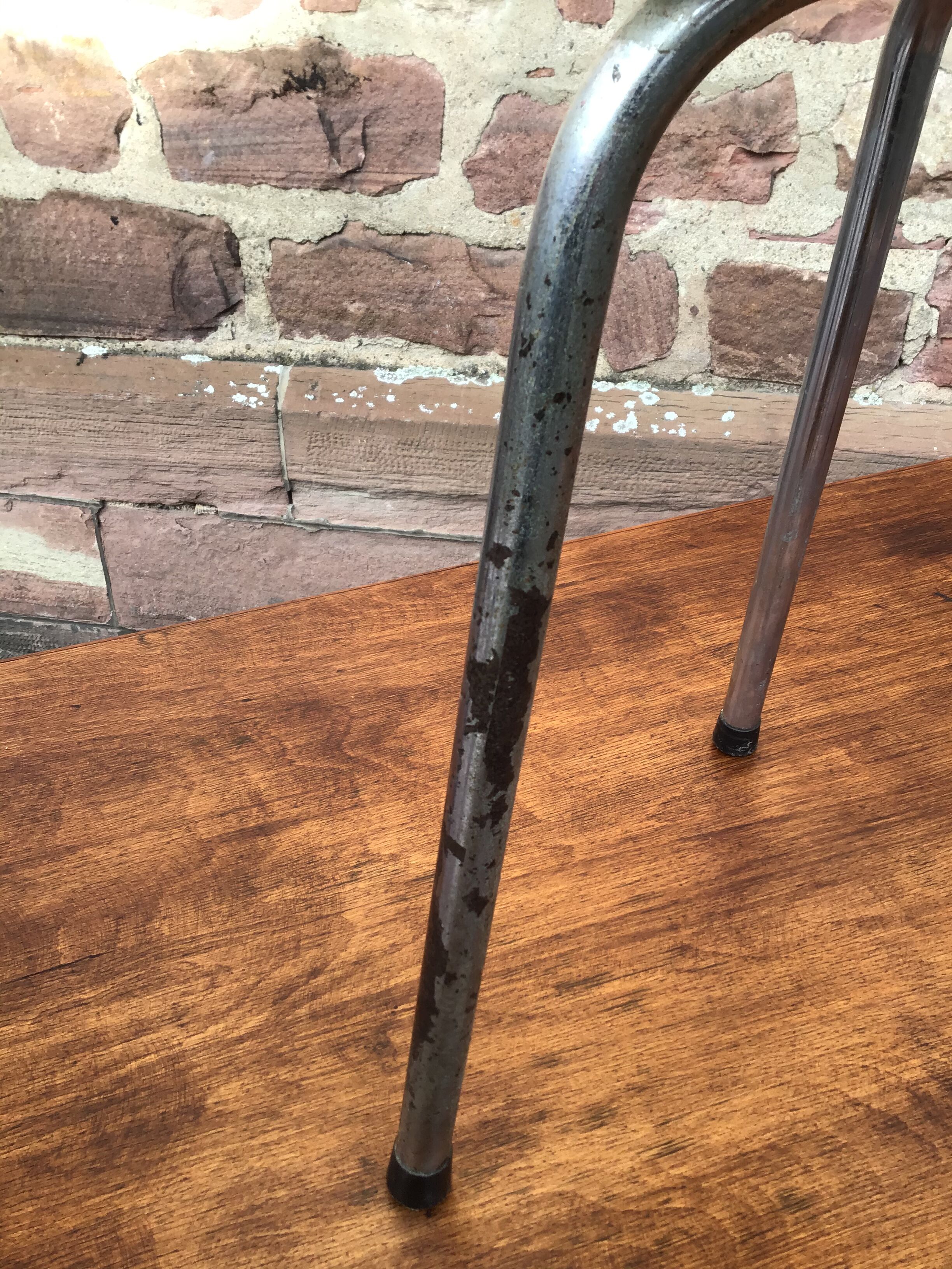 Mid-century stool in vintage formica 1960