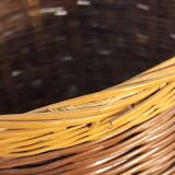 Wicker rattan planter