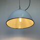 Industrial Grey Enamel Factory Lamp with Cast Iron Top from Zaos, 1960