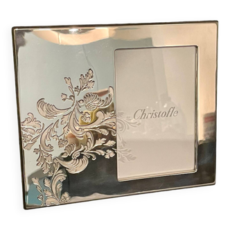 Christofle photo frame width 23 cm high 19.5 cm silver metal