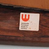 Scandinavian office chair in Rio rosewood