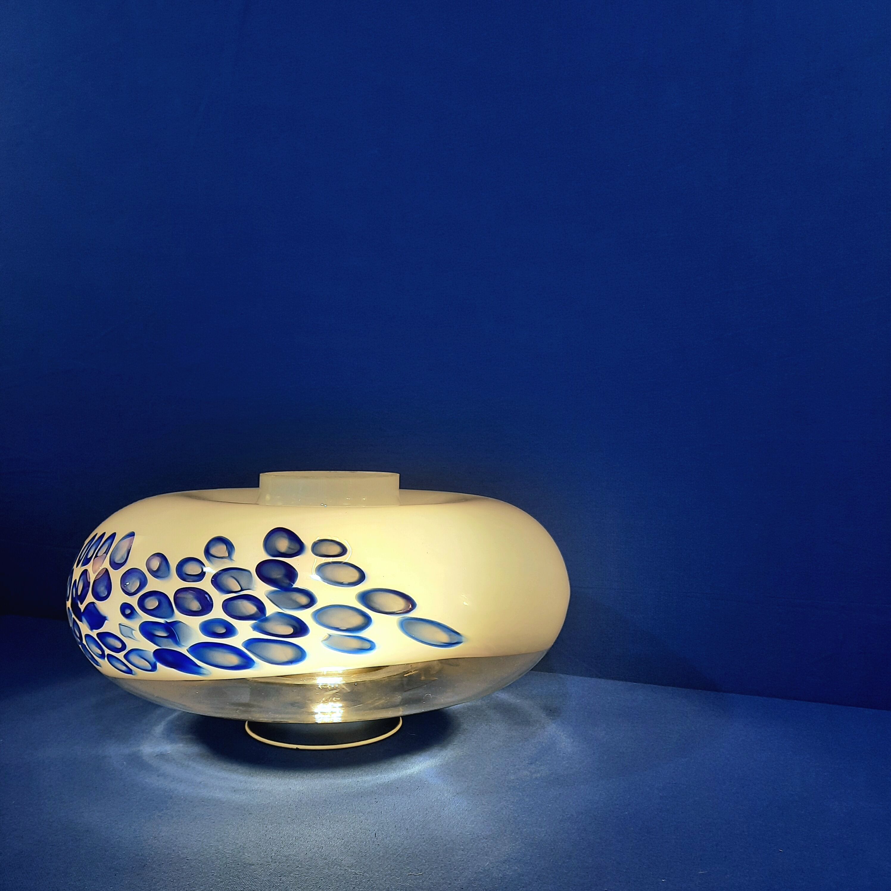 Murano glass table lamp Angelo Brotto by Esperia Circa 1970