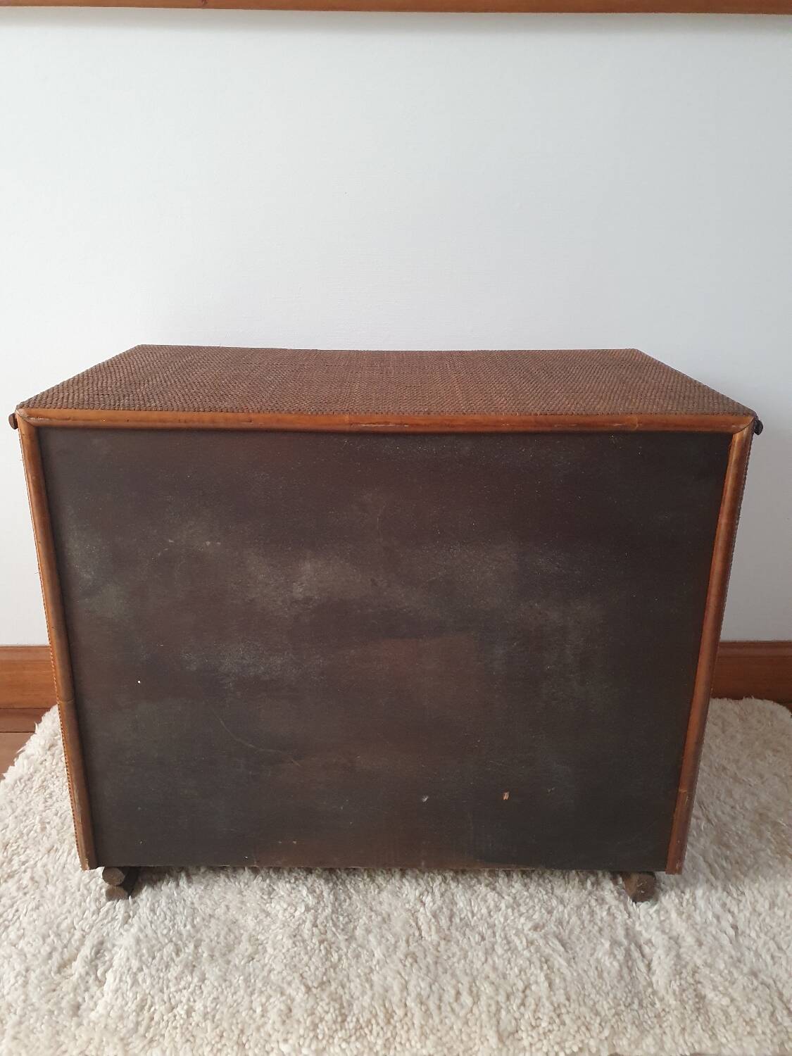 Vintage rattan chest of drawers 4 drawers