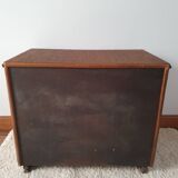 Vintage rattan chest of drawers 4 drawers