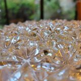 Diamond-pointed glass ceiling light