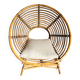 Large rattan armchair from the 70s