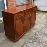 Buffet 3 portes 4 tiroirs 1950 mobilier d'art populaire