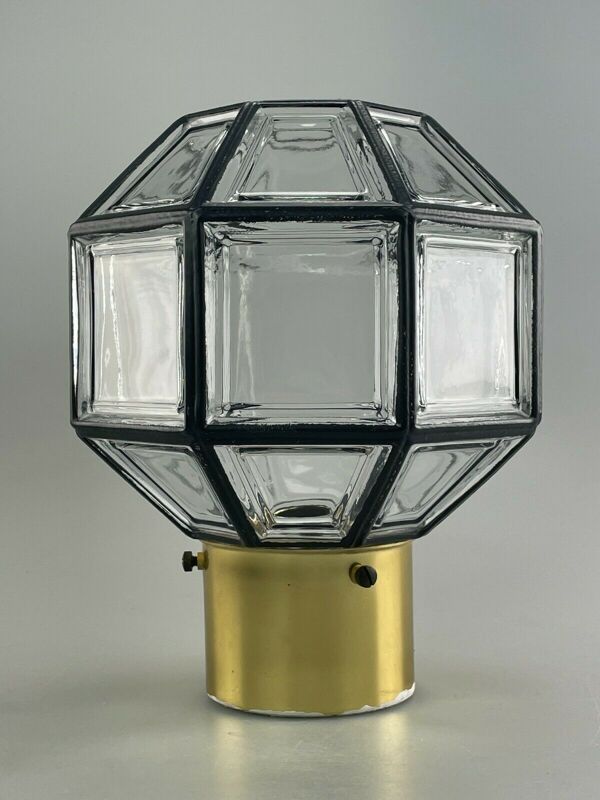 Plafonnier Limburg verre espace age design 60s 70s