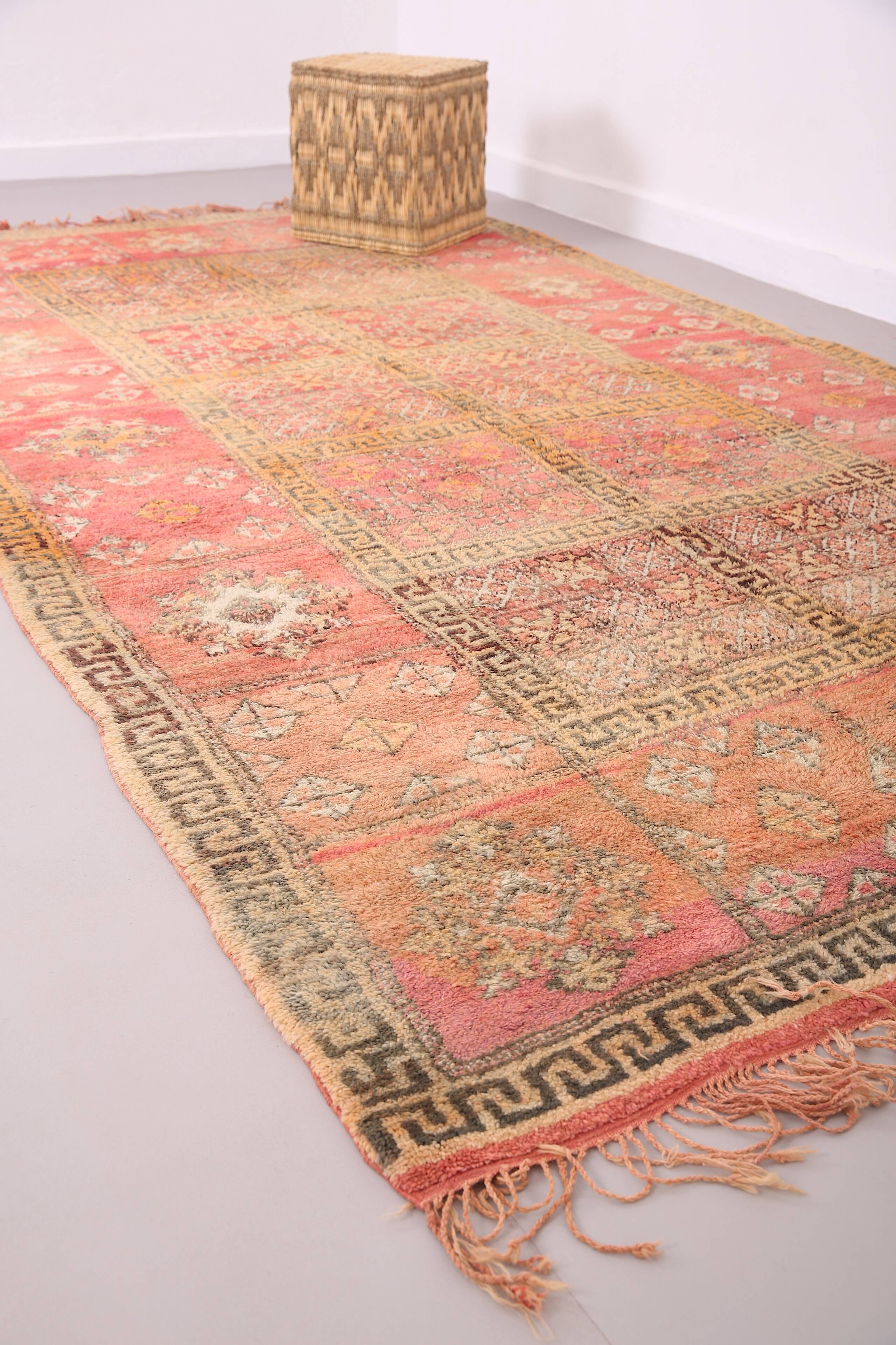 Tapis marocain vintage fait main 177 x 321 cm - Tapis berbère marocain - Tapis en laine