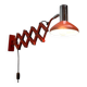 Mid-Century German Space Scissor Wall Lamp by Hustadt Leuchten, 1960s, set of 2