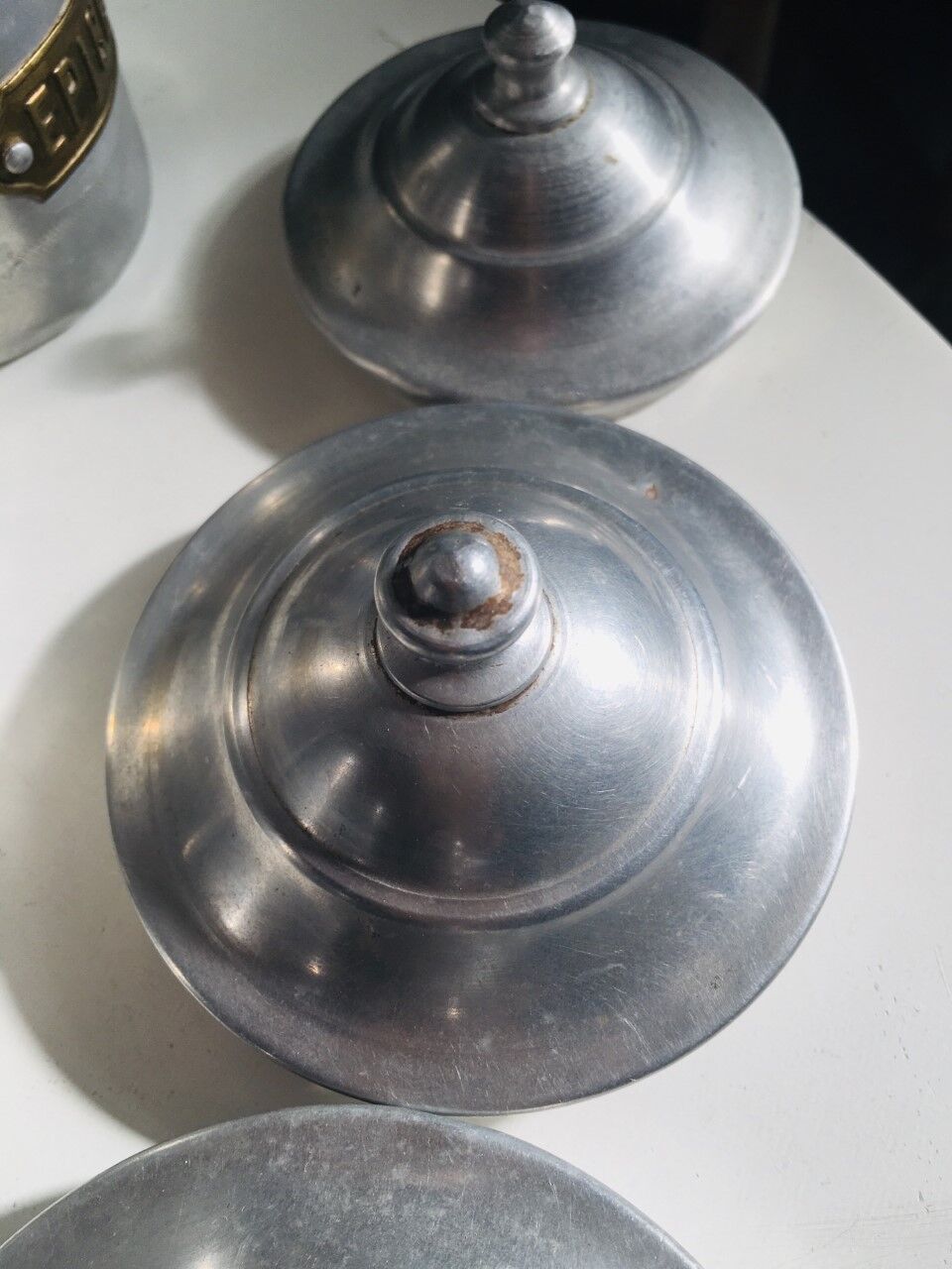 Aluminum spice pots