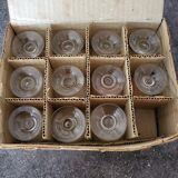 Set of 11 Bayel crystal goblets