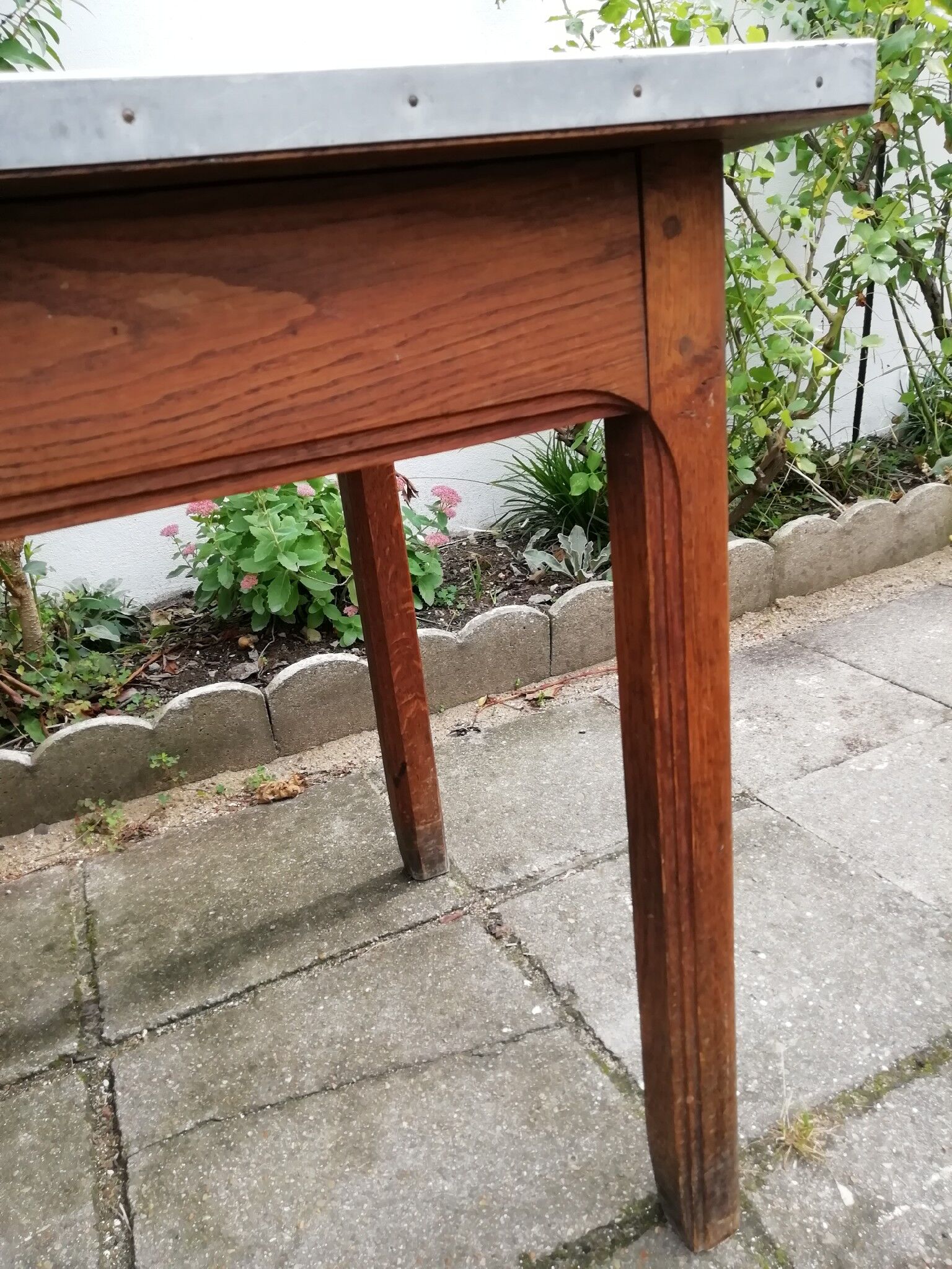 1950s oak kitchen table