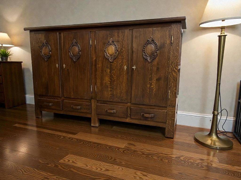 Vintage wooden sideboard / midboard