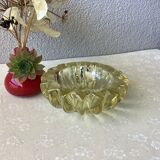 Art Deco ashtray in crystal Pierre d'Avesn France Lorraine