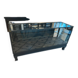 Store display counter, vintage decorative display counter, display case for collection,