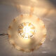 Wall lamp amber glass and ice effect