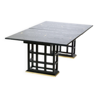 Table à manger pliante Table dans le style de Joseph Hoffmann, années 1970-1980