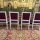 Suite de 4 chaises de style Louis XVI