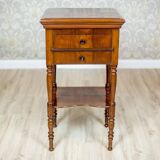 Antique Dressing Table in Brown Venered with Mahogany, 1860