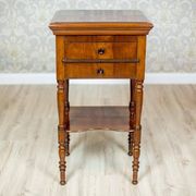 Antique Dressing Table in Brown Venered with Mahogany, 1860