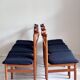 6 Danish mid-century teak chairs by Henning Sørensen for Danex from the 1960s.