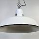 Industrial White Enamel Factory Pendant Lamp from Abolite, 1960s