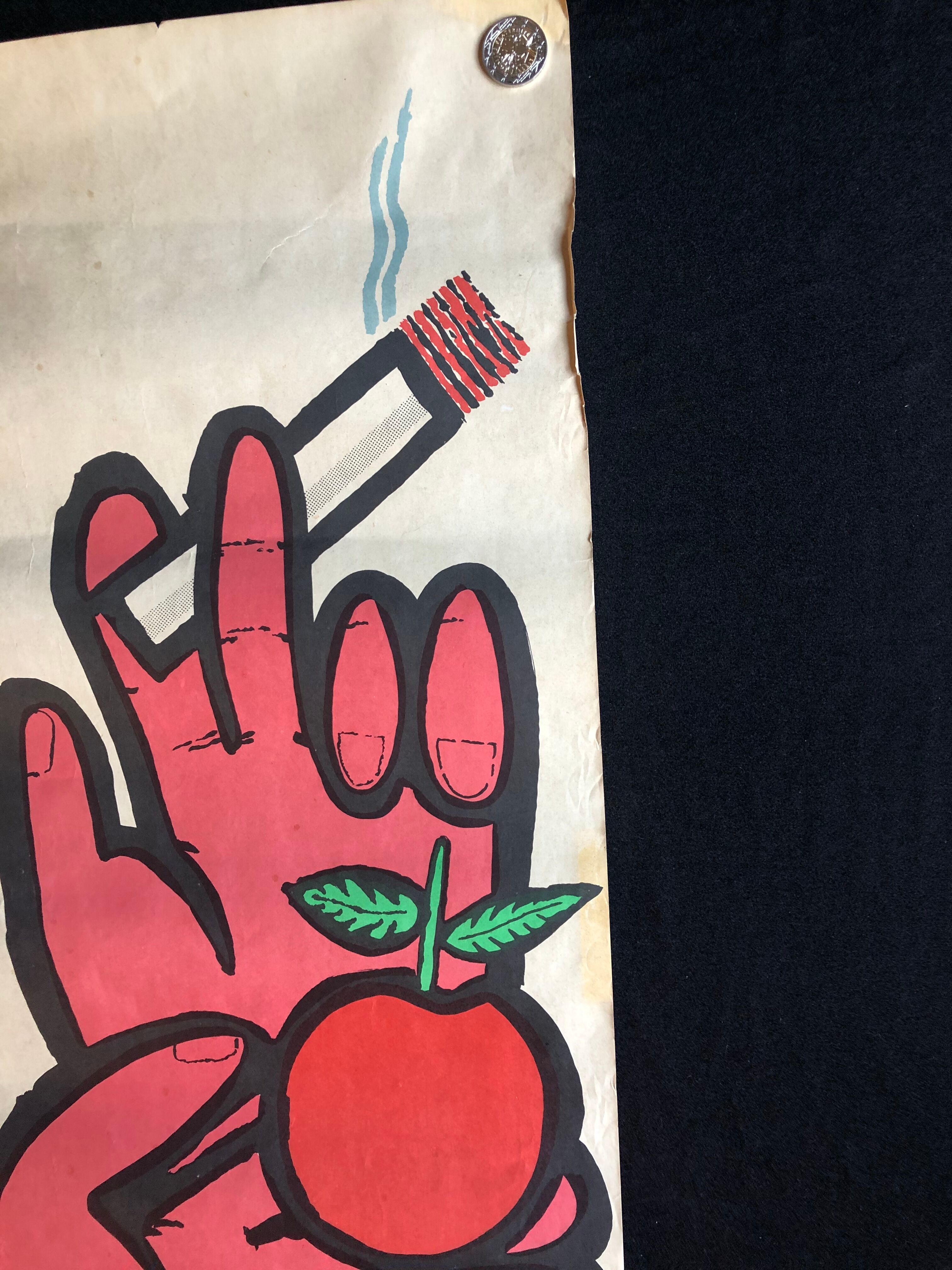 Old vintage poster B. Chadebec 1987