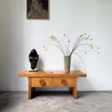 Meuble d’appoint bas style Perriand